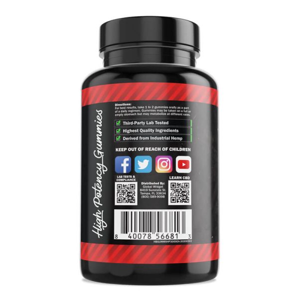 Hemp Bombs, High Potency CBD Gummies, Isolate THC-Free, 100ct, 3000mg CBD - THC VAPES UK | Weed Vapes Online | Thc Vape Store