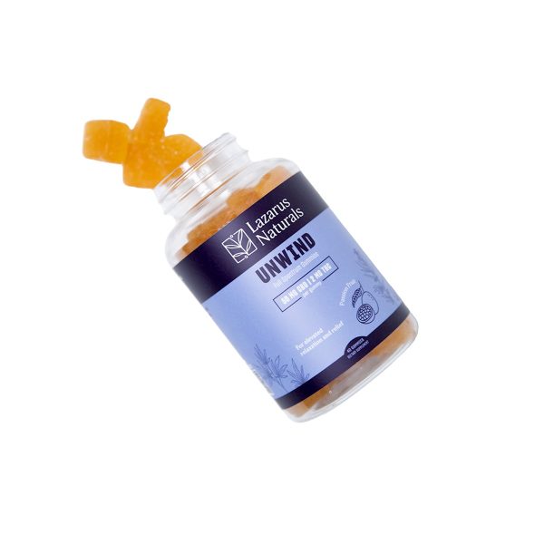 Lazarus Naturals, CBD + THC Gummies, Passion Fruit, Full Spectrum, 40ct, 80mg THC + 2000mg CBD - THC VAPES UK | Weed Vapes Online | Thc Vape Store